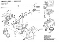 Bosch 0 601 920 542 GBM 12 VE Cordless Drill 12 V / GB Spare Parts GBM12VE